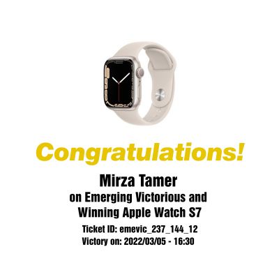 Apple Watch S7  Winner Announcement