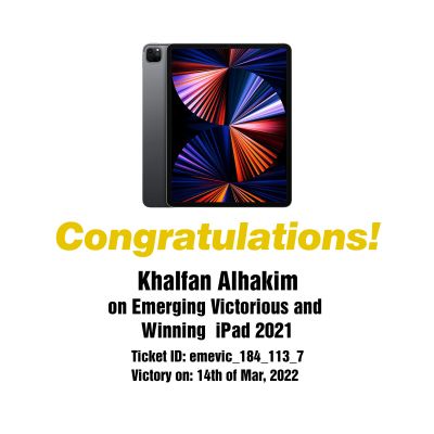 Apple iPad Pro 12.9 (2021) Winner Announcement